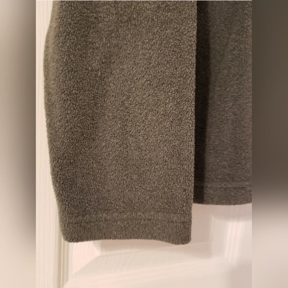 ♥️LANDS END WOMEN'S FLEECE 1/4 ZIP PULL OVER JACKET POLARTEC GRAY SIZE SMALL 6-8 - Picture 6 of 9